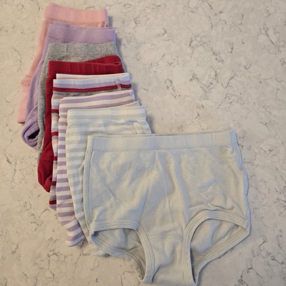 Hanna Andersson sz M 120-130 girls underwear set of 8